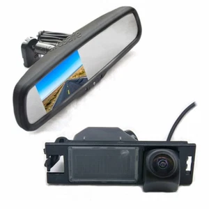Rear View Parking Camera & Replacement Rear View Mirror Monitor For Hyundai IX35 - Picture 1 of 8