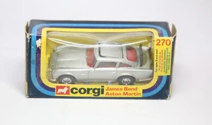 Corgi 270 James Bond Aston Martin DB5 in scatola originale - quasi come nuova originale anni 70 - Foto 1 di 13