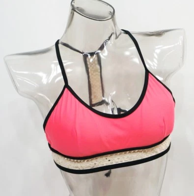 Top de bikini SO Coral Crochet espalda cruzada traje de baño para niños XS,S,M,L,XL #2120 Foto 1 de 2