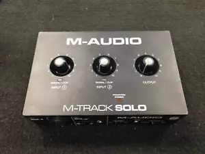 M-Audio M-Track Solo 2-Channel USB Audio Interface (OPEN BOX) - Picture 1 of 4