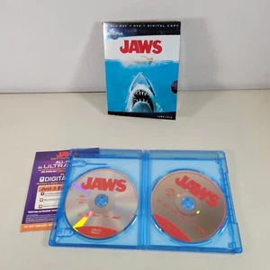 Jaws Bluray DVD Digital Copy 2013 2-Disc Set Universal 100th Anniversary Edition - Picture 1 of 7
