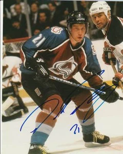PETER FORSBERG SIGNED COLORADO AVALANCHE 8x10 PHOTO #1 Autograph - Picture 1 of 1