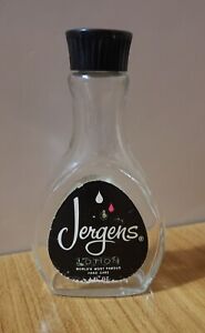 Vintage Jergens Lotion Glass Bottle 1 Oz