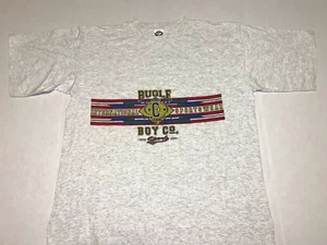 Vintage Bugle Boy International Sportswear 1990er T-Shirt Neu! GROß - Bild 1 von 1