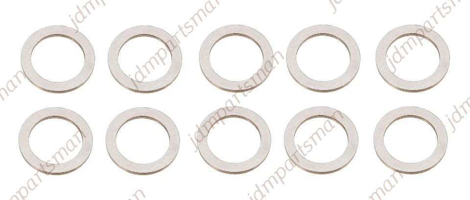 Juego de 10 juntas de tapón de drenaje de aceite de 14mm para Mazda 3 Sport Miata CX5 RX-8 2009-2016 Foto 1 de 1