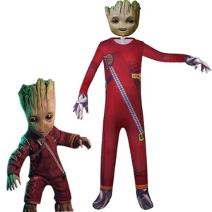 Kids Guardians of the Galaxy Groot Christmas Costume Party Cosplay Facny Dress - Picture 1 of 3