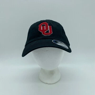 Gorra Top of the World Oklahoma Sooners NCAA con tirantes negra ajustable Foto 1 de 4