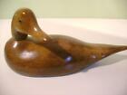 Vintage 16" Large Wood Carved Duck Decoy W/Removable/Swivel Head, Glass Eyes