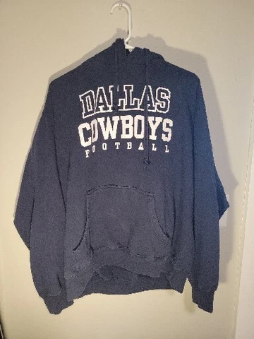 Team Apparel Dallas Cowboys Pullover Hoodie Sweatshirt Dark Blue 2XL NFL Cover