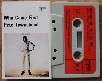 PETE TOWNSHEND - WHO CAME FIRST (TRACK RECORD 3191102) 1972 UK CASSETTE TAPE THE - Image 1 of 3