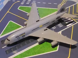 Rev Air Force 707 Plane – Military Aircraft Medium Plastic Grey – Used Excellent - Picture 1 of 5