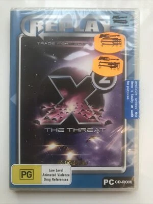 X2 The Threat PC Game -2003 - Action Space Combat Simulation Game Factory Sealed - Image 1 of 2
