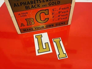 CALCOMANÍAS LAMBRETTA LI SERIE 1 2 3 FIELES A DECORACIONES ORIGINALES ORO 5 PULGADAS - Imagen 1 de 5