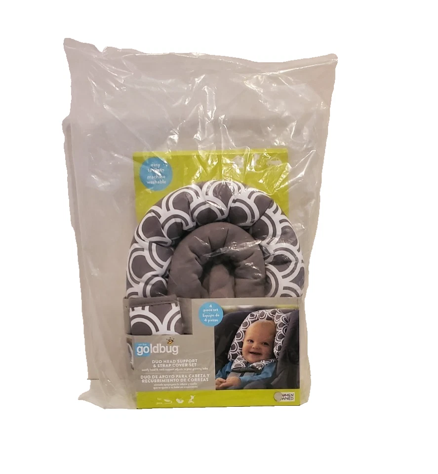 Go by Target Duo Head Support Strap in Car Seat Cover Set Onthegoldbug