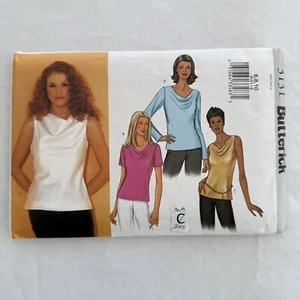 Butterick Sewing Pattern 3131 Top Shirt Blouse Sewing Pattern Misses Size 6-8 - Picture 1 of 3