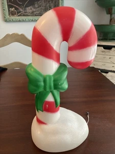 Holiday Time Bastone per Caramelle Natalizie 11" Soffiatore Stampo da Tavolo Accendi Batteria Alimentazione - Foto 1 di 5