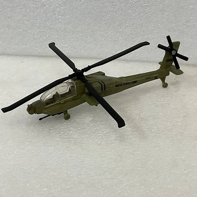 Maisto AH-64 Apache Helicóptero Modelo 7 pulgadas Avión de Juguete Verde Militar Foto 1 de 4