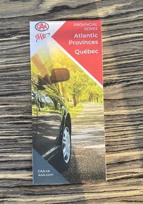 Nuevo AAA/CAA PROVINCIAS ATLÁNTICAS Y QUEBEC CANADÁ PEI Nueva Escocia NB mapa de ruta 2023 Foto 1 de 2