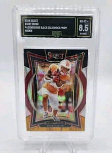 Bucky Irving 2024 Select Concourse #4 Black & Gold Shock Prizm RC GMA Graded 8.5 - Bild 1 von 2