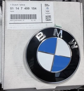Original Genuine OEM BMW Emblem Badge (51-14-7-499-154)✅ - Picture 1 of 5