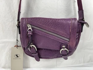 Sabrina Paris purple leather crossbody - Picture 1 of 13
