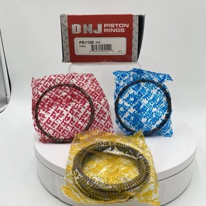 Jeu de bagues de piston DNJ neuves pour moteur 0,030 po 0,76 mm surdimensionné ajustement direct livraison gratuite - Photo 1/9