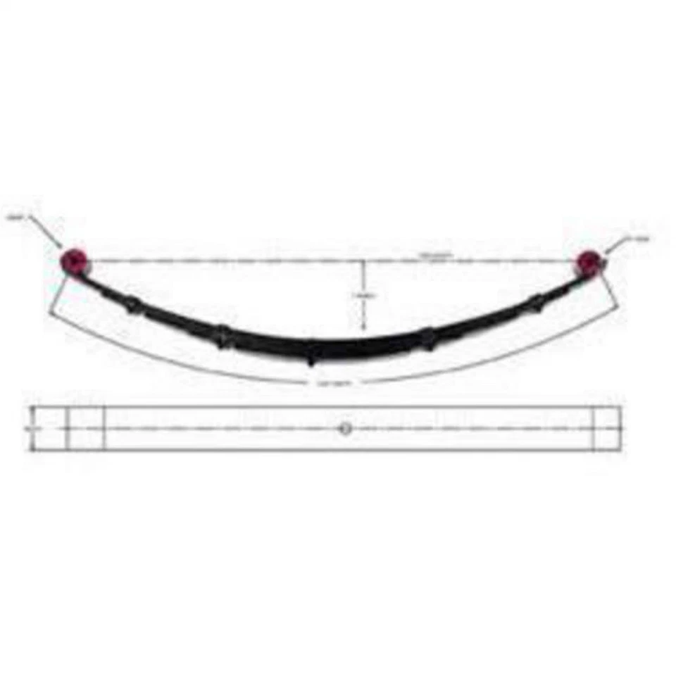 Pro Comp Suspension 31211L Leaf Spring Fits 80-85 4Runner Pickup - Image 1 of 4