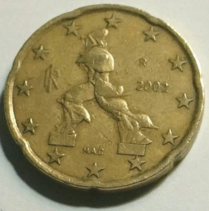 moneda de 20 Céntimos.2002.Italia + 1 Céntimos.2011-F.Alemania#Auténtica.Errrs - Imagen 1 de 20