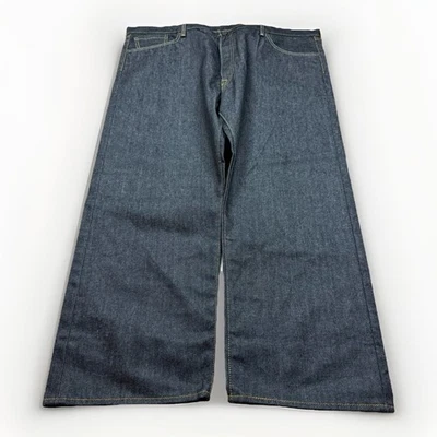 Levis 501 Jeans 48x30 Button Fly Raw Denim Big Button Fly Straight - Image 1 of 4