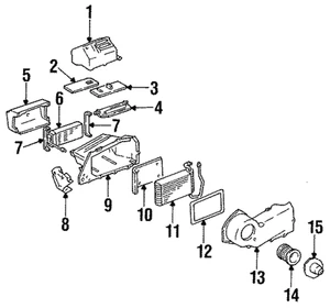 Genuine GM Evaporator Core 52464079 - Picture 1 of 1