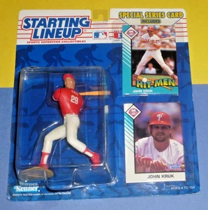 John Kruk 1993 Philadelphia Phillies alineación inicial Kenner - Imagen 1 de 3