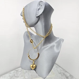 COLLAR JOYERÍA JUICY COUTURE TONO DORADO CORAZÓN ENCANTO - Imagen 1 de 6