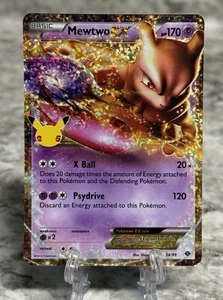 Mewtwo EX 54/99 Celebrations: Classic Collection Holo - Picture 1 of 2