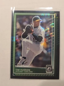 2025 Donruss Optic Tim Hudson #20 Black Pandora Parallel Oakland Athletics A's - Bild 1 von 2