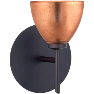 Besa Lighting 1SW-1758CF-BR Divi Wall Sconce Bronze - Picture 1 of 2