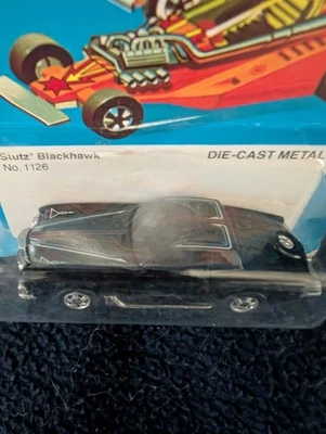 Hot Wheels #1126 Stutz Blackhawk 1979 fundido a presión en paquete sellado negro Foto 1 de 3