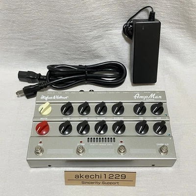 Hughes & Kettner AmpMan Classic 50-watt Guitar Amplifier Pedal Used Tested - Image 1 of 4