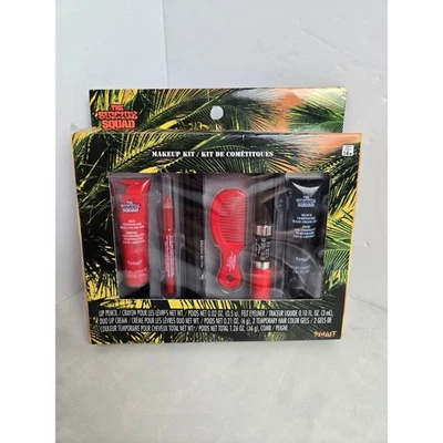 Spirit Halloween Suicide Squad Makeup Kit Lip Pencil Eyeliner Hair Gel NIB - Image 1 of 4