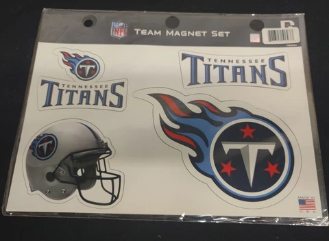 Officially Licensed NFL Tennessee Titans Team Magnet Set New Cover