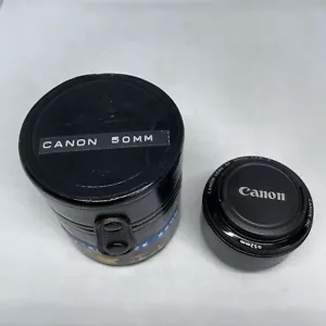 Canon EF 50mm f/1.8 Lens Coke In Nikon Case Untested - Picture 1 of 7