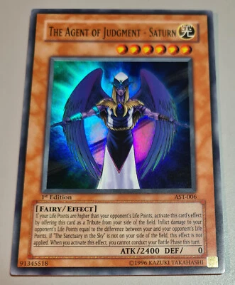 The Agent of Judgment - Saturn # AST-006 Ultra Rare Karte B Ancient Sanctuary EN - Bild 1 von 4