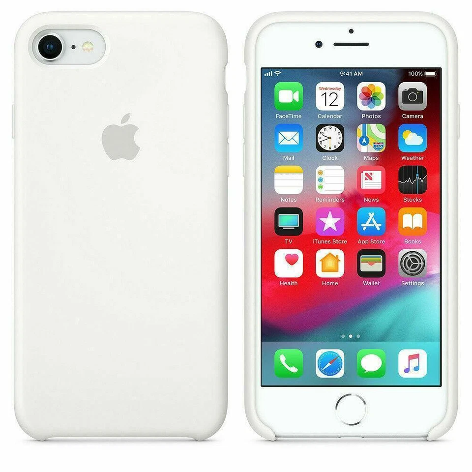 Apple iPhone�8 Silikon�Schutzh�lle - wei�