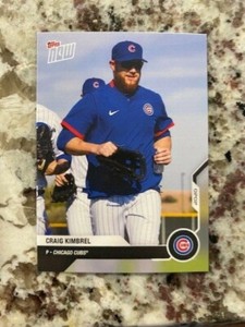 2020 TOPPS NOW ROAD TO OPENING DAY RTOD CARD CHICAGO CUBS CRAIG KIMBREL