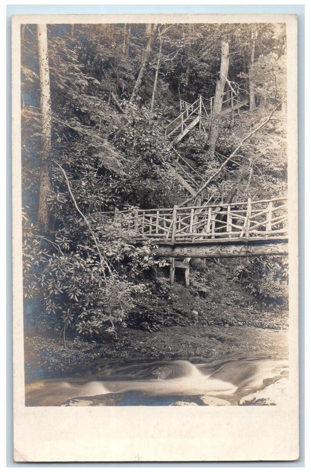 c1910's In The Glen Conradi Buck Hill Falls Pennsylvania PA RPPC Photo Postcard - Image 1 of 2