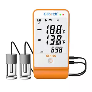 Elitech Data Logger temperatura umidità termometro vaccino medico GSP-6G-TDE - Foto 1 di 6