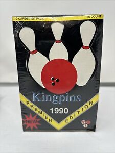 1990 Collect-A-Card Kingpins Bowling Wrapped Sealed BBCE Wax Box (36 Packs)