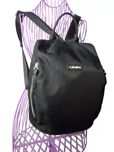 Mochila de día de tela de grosgrain negra CALLAGHAN muchos bolsillos y cremalleras - Imagen 1 de 10