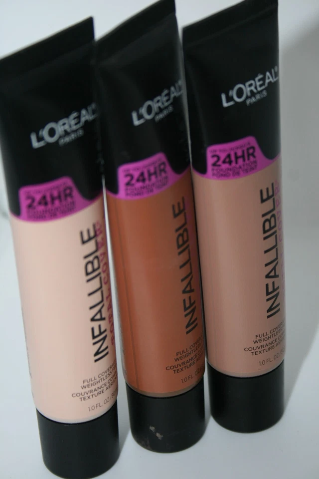 Loreal Paris 24 hr Infallible Total Cover Foundation 1.0 oz  (Choose) - Image 1 of 1