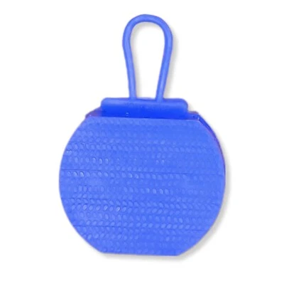 Barbie Años 60/70 Maleta Azul Plástico Duro Mango Bolsa de Equipaje De Colección 1.75"x2.5" Foto 1 de 3