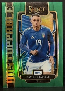 2023-24 Panini Select FIFA Italy Davide Frattesi Unstoppable Green Prizm 5/5 - Picture 1 of 4